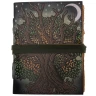 Leather Journal with Printed Tree of Life under Sky Full of Stars